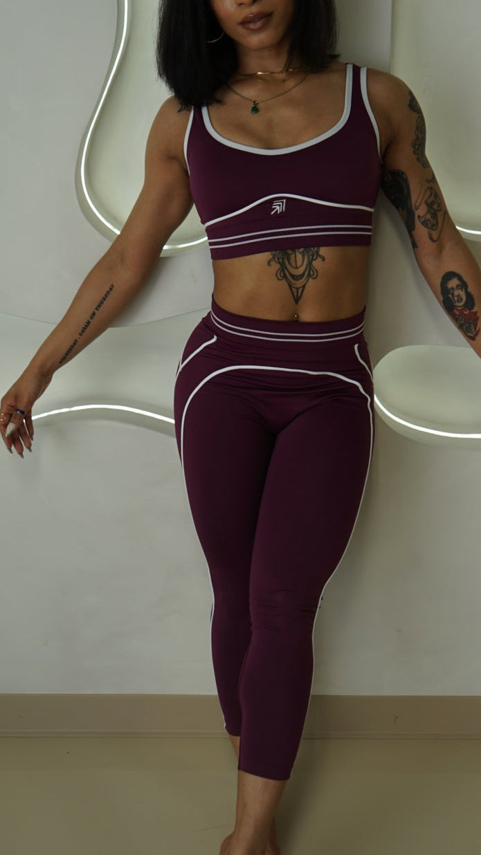 Redemption Plum Love High Waisted Leggings
