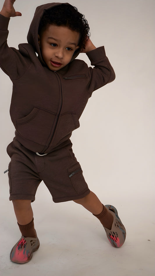 Youth box logo shorts